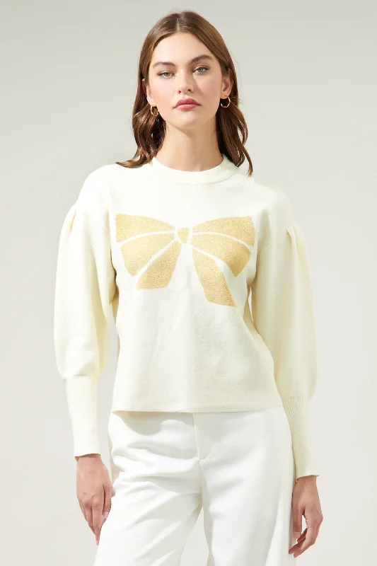 Bailey Bow Long Sleeve Sweater