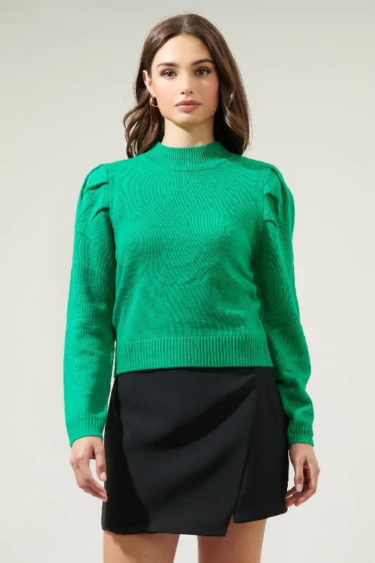 Claire Charmer Puff Sleeve Sweater