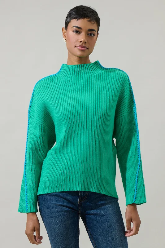 Cole Whipstitch Turtle Neck Sweater