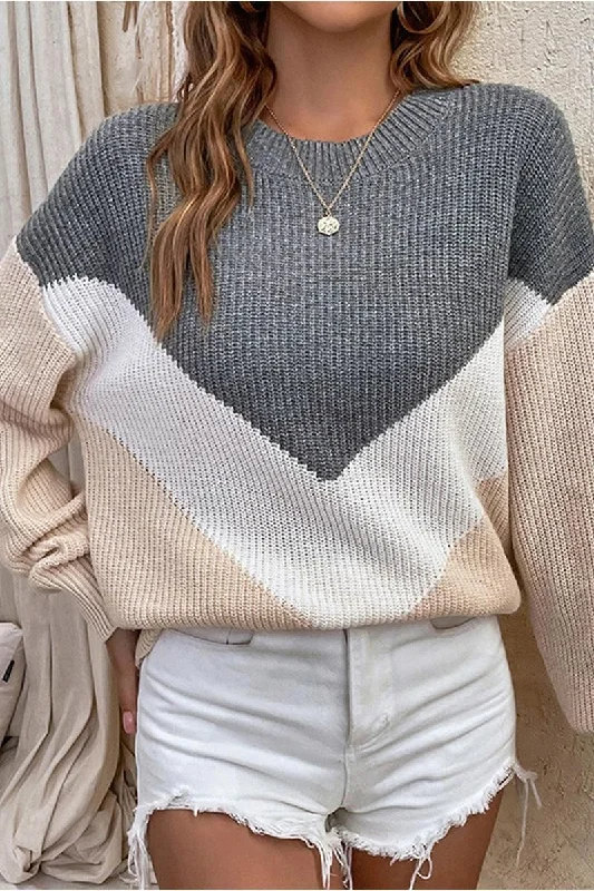 KNITWEAR ROUND NECK LONGSLEEVE SWEATER