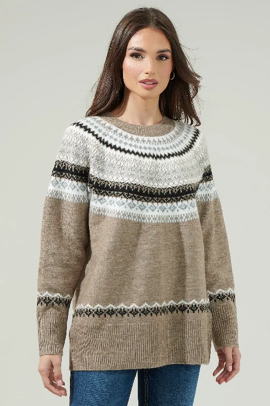 McNeal Fair Isle Crewneck Sweater