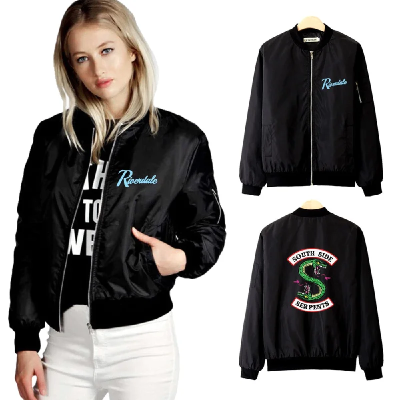 Frdun Tommy Riverdale Thin Jacket Women 2019 Fashion Hot Jacket Women Spring And Autumn New Style Casual Jacket Clothes S-4XL