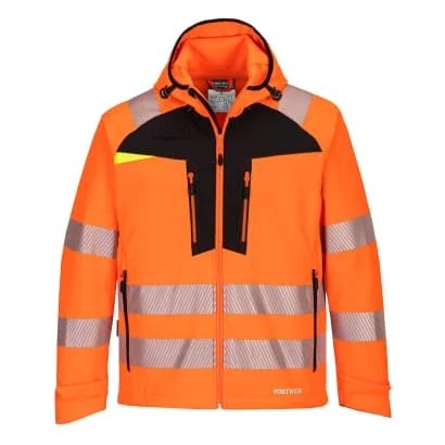 DX4 High Visibility Waterproof Softshell Jacket DX475 Portwest