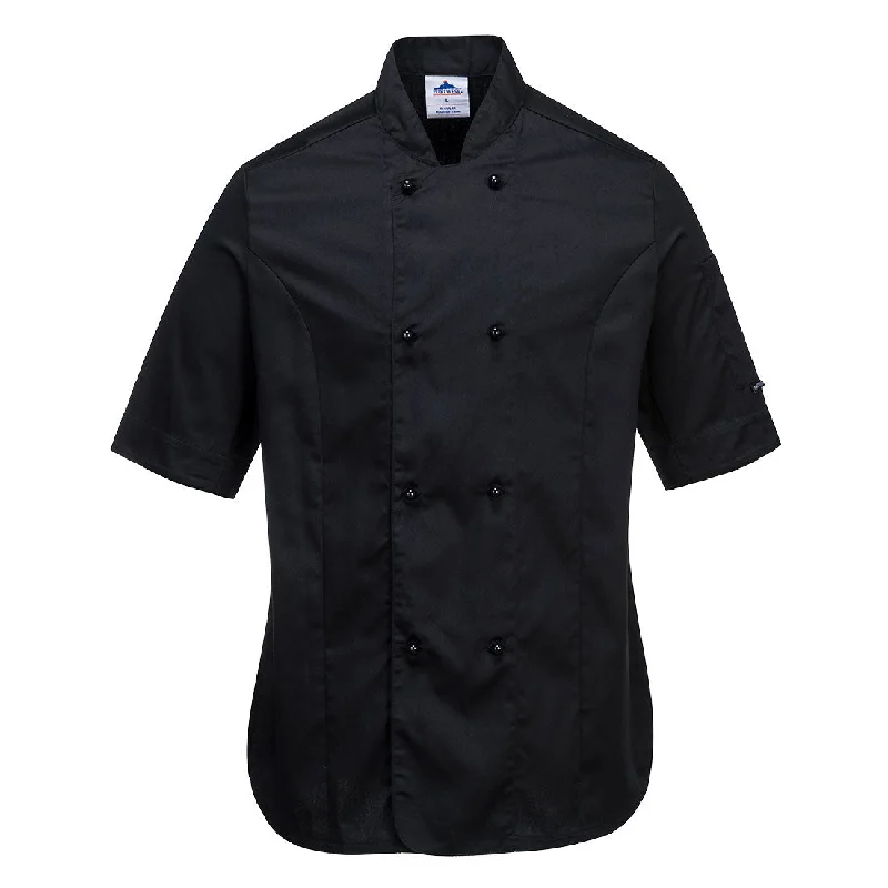 Portwest Ladies Short Sleeve Chefs Jacket C737