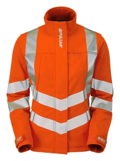 PULSAR Rail Ladies Hi-Vis Soft Shell Jacket-PR707