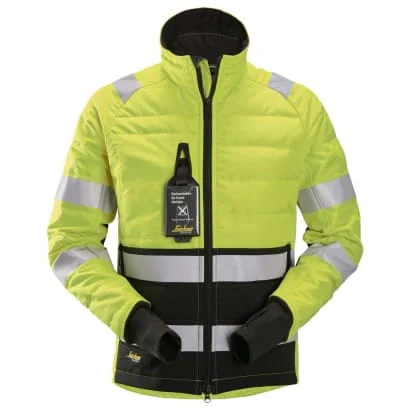 Snickers 8133 High Visibility Lightly Padded Baffle Jacket CL 2-8133