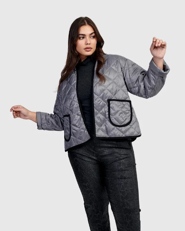 Urban Stardust Puffer Jacket, Silver