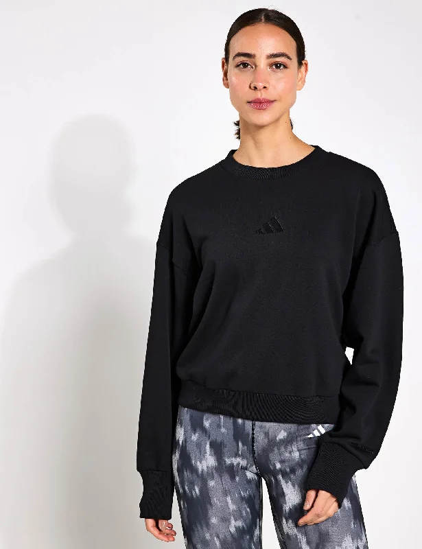 ALL SZN Fleece Loose Sweatshirt - Black