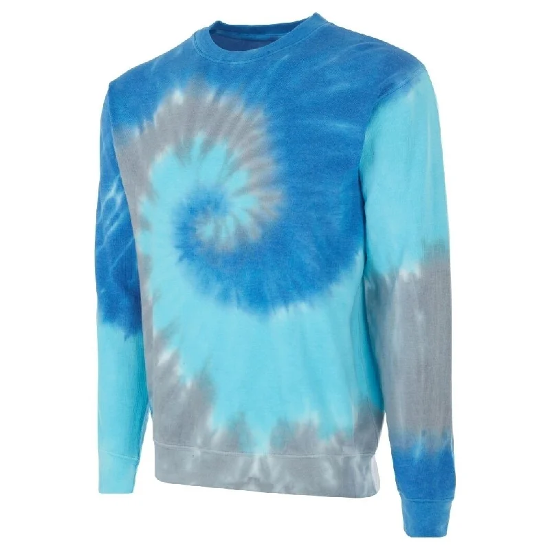 Daresay Tie Dye Fleece Long Sleeve Sweatshirt Unisex 60percent Cotton 40percent Polyester