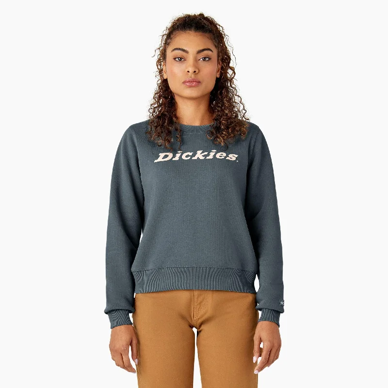 Women's Water Repellent Logo Sweatshirt - Stormy Weather