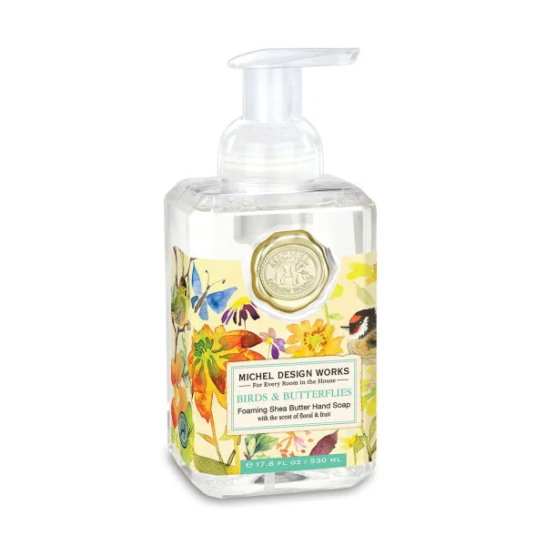 Michel Design Works Birds & Butterflies Foaming Hand Soap