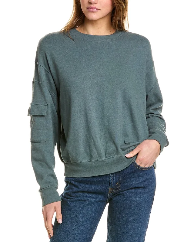 Monrow Patch Pocket Sweatshirt