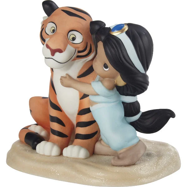 Precious Moments Disney Jasmine And Raja Figurine Friends Forever