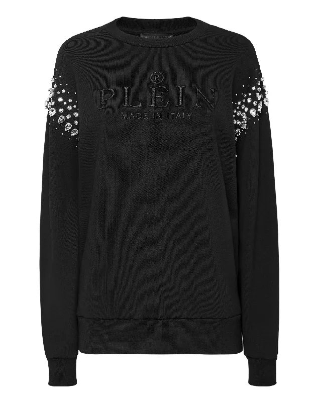 Sweatshirt LS Crystal Iconic Plein