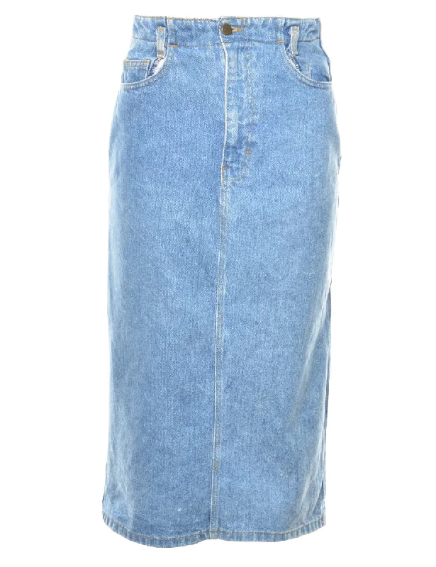 Maxi Denim Skirt - S