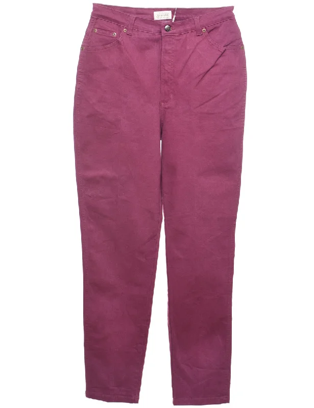 Plum Tapered Classic Jeans - W30 L33