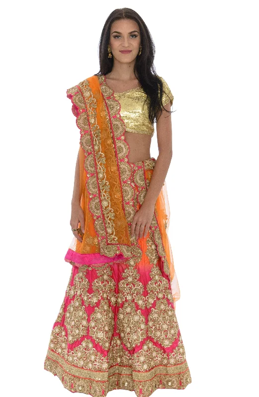 Sublime Citrus Sunset Lehenga-SNT11108