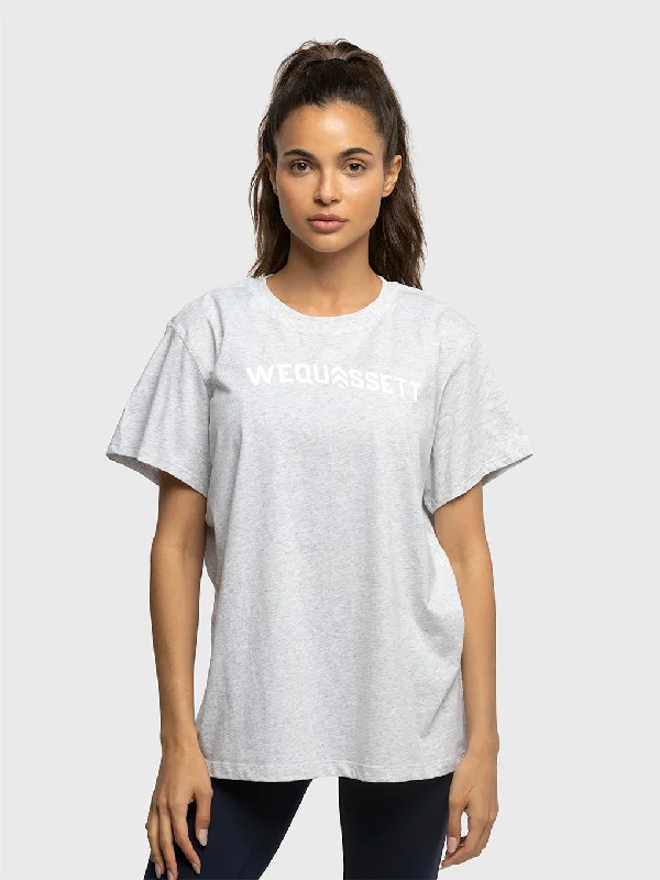 BARRY'S WEQUASSETT LULULEMON LIGHT GREY ALL YOURS TEE