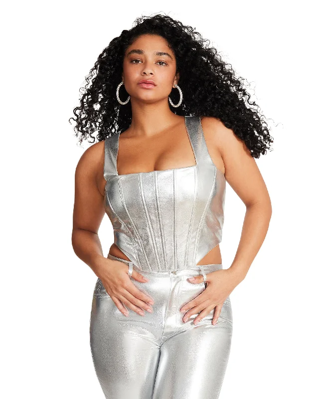 KIMMIE CORSET SILVER