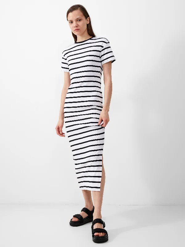 Rassia Stripe Midi Dress