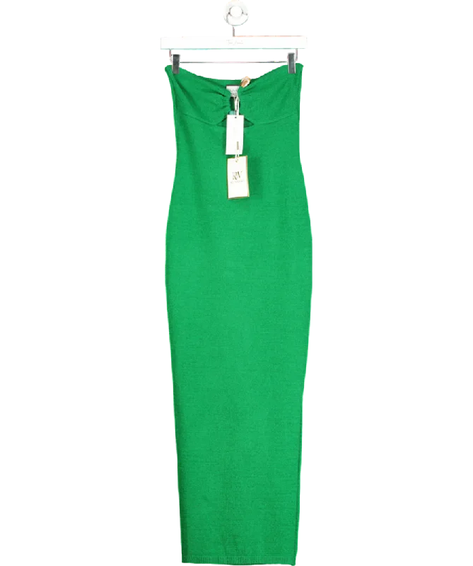 Runaway The Label Green Luna Midi Dress UK 8