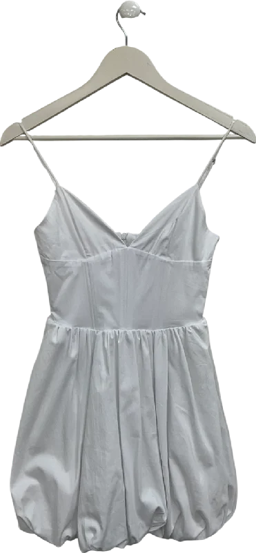 ZARA White Strappy Mini Dress UK XS