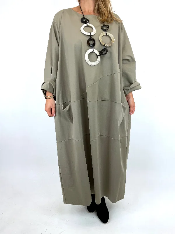 Made in Italy Lagenlook Dillon Tunic in Stone. 91967