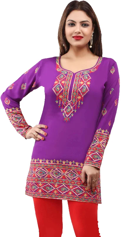 Magenta Kurti Dress for Women – Stylish Ethnic Wear