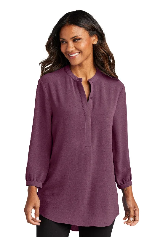 Port Authority Women's 3/4-Sleeve Textured Crepe Tunic